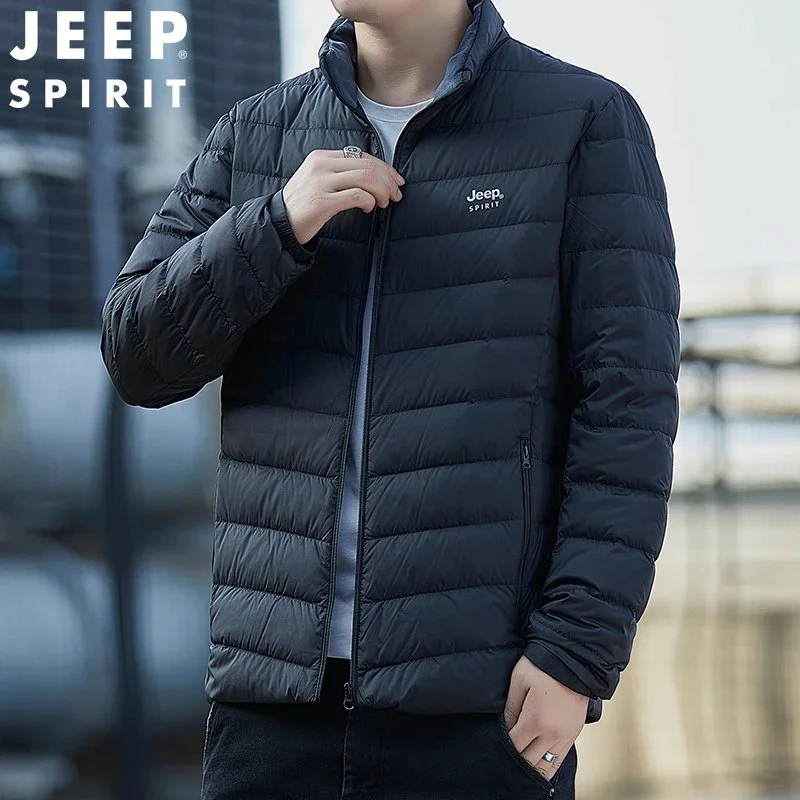 Other Jeep Spirit Black Lightweight Puffer Jacket Black - 1