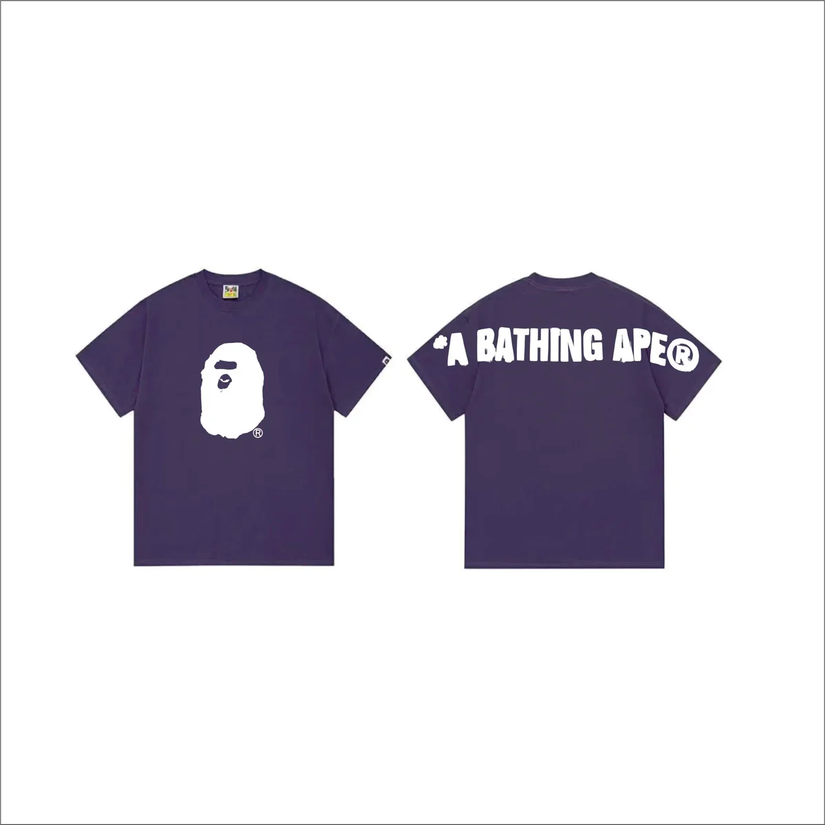 A Bathing Ape A Bathing Ape BAPE STA Navy Blue T-Shirt Navy - 1