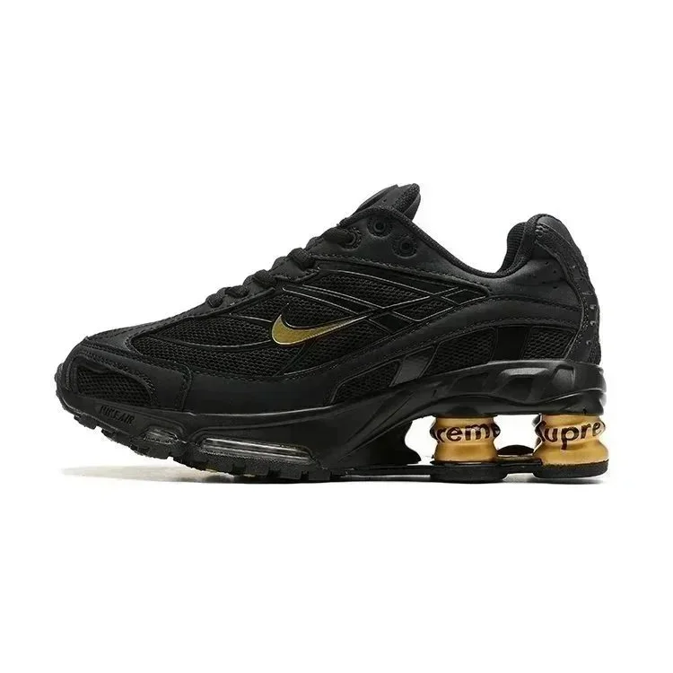 Nike Nike Shox 17*High Triple Black Gold Sneakers Black - 1