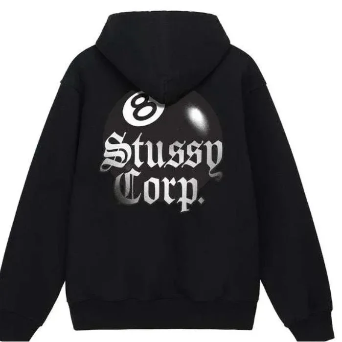 Stussy Stussy Black 8 Ball Hoodie Black - 1