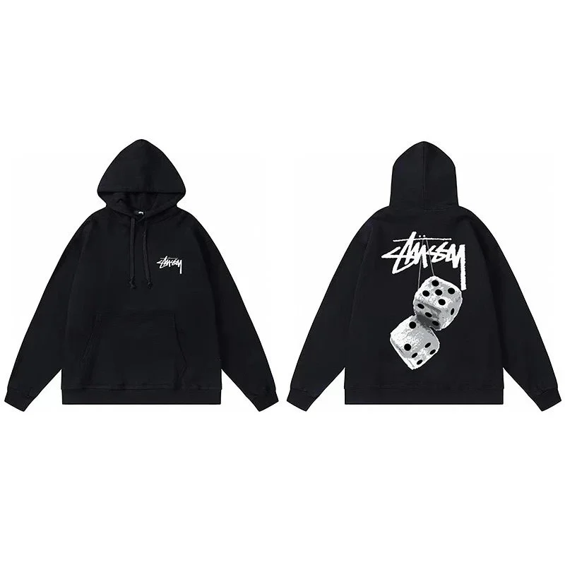 Stussy Stussy Stüssy Dice Black Hoodie Black - 1