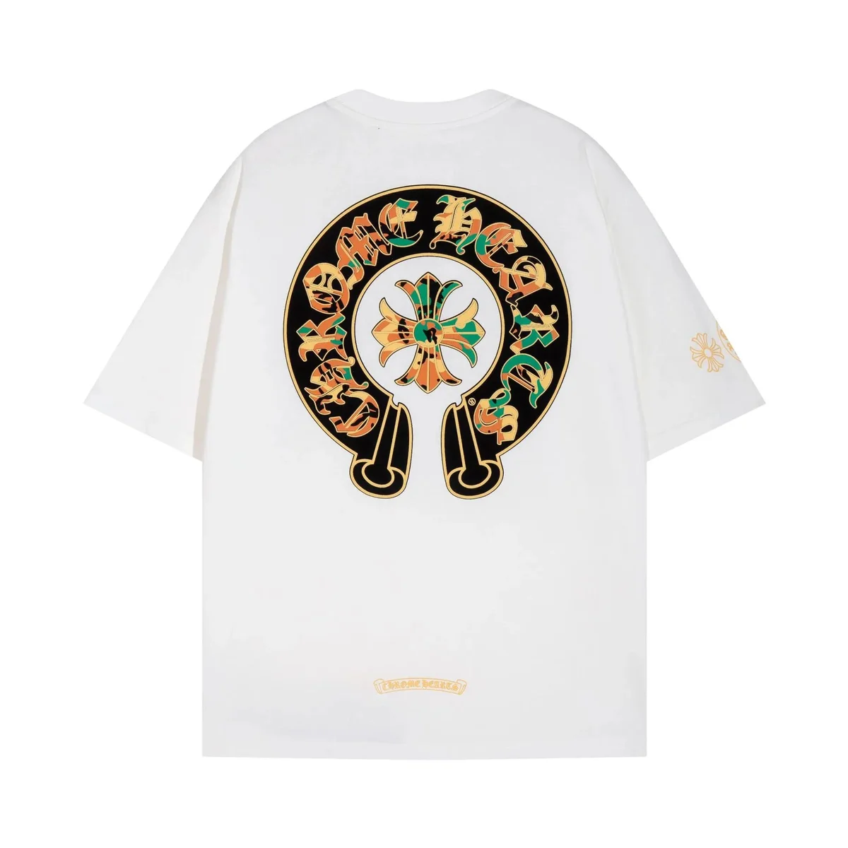Chrome Hearts Chrome Hearts CH Cross Multicolor Logo T-Shirt White