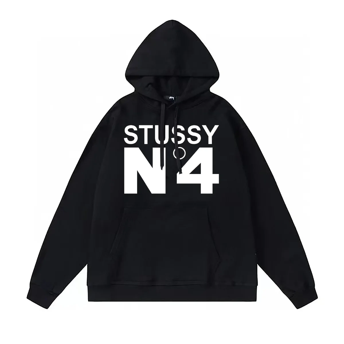Stussy Stussy No.4 Black Hoodie Black - 1