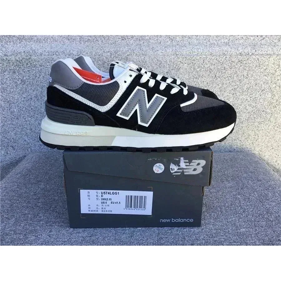 New Balance New Balance 574 U574LGG1 Black/White Sneakers Black - 1