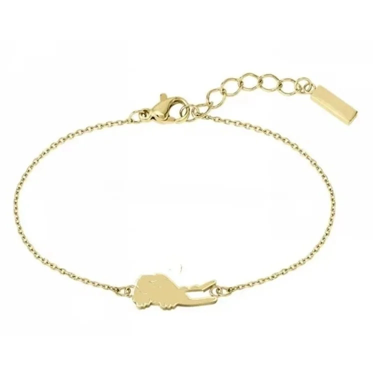 Other NO.02 Women's Gold Key Charm Bracelet Gold - 1