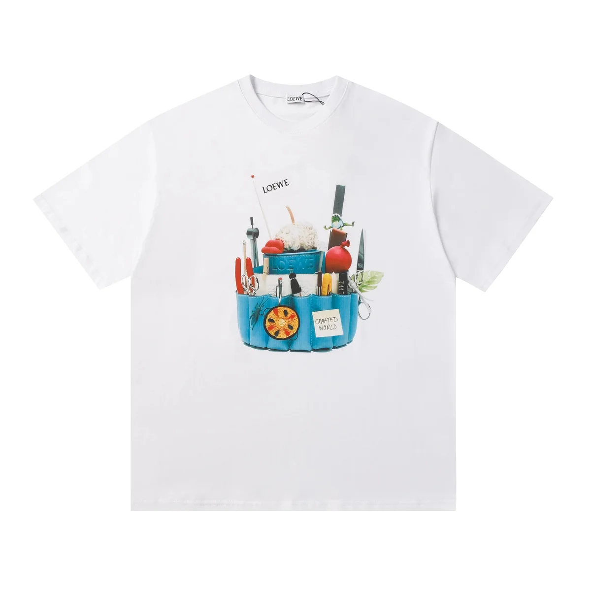 Loewe Loewe Crafted World White T-Shirt White - 1