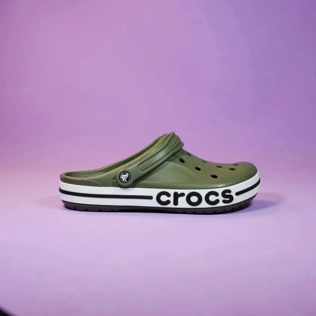 Crocs Crocs Bayaband Beaya Olive Green Sandals Green - 1