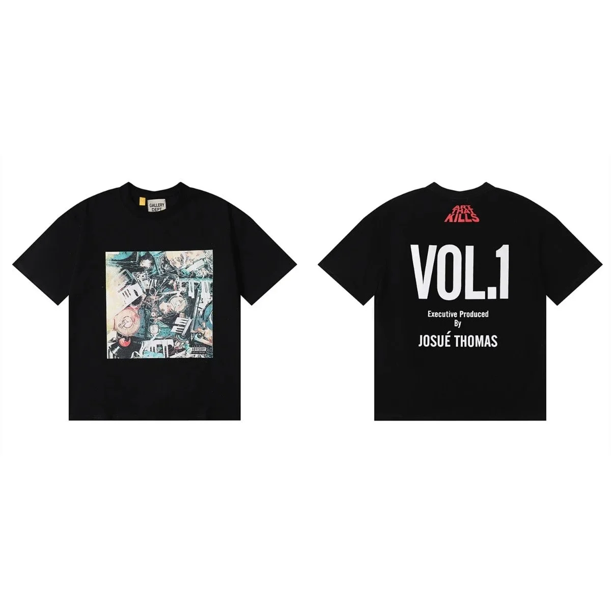 Gallery Dept. Gallery Dept. Vol.1 Josué Thomas T-Shirt涂鸦2黑色 Black - 1