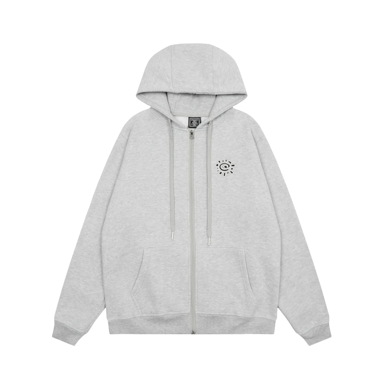 Travis Scott Cactus Jack Zip-Up Hoodie Heather Gray Grey