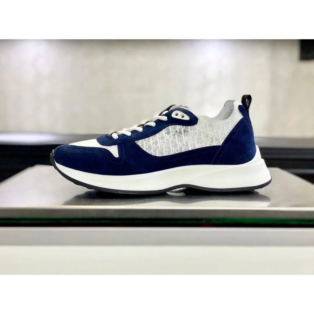 Dior Dior Dior Oblique Navy/White Sneakers Navy