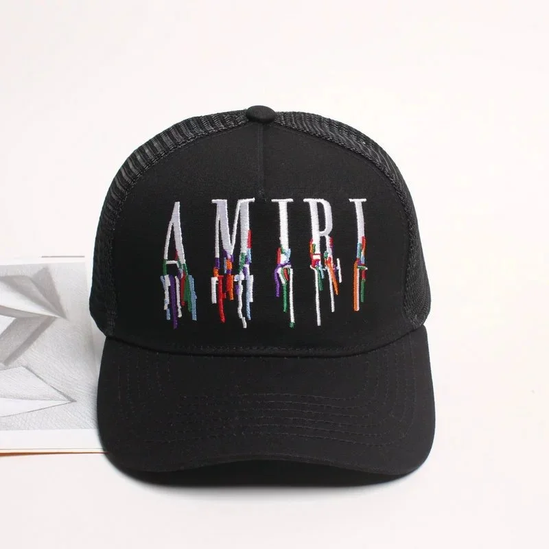 Amiri AMIRI AMIRI Black/Colorful Drip Cap Black - 1
