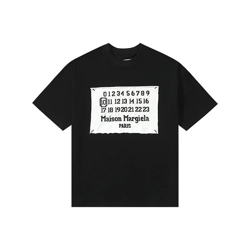 Maison Margiela Maison Margiela Replica Black T-Shirt Black