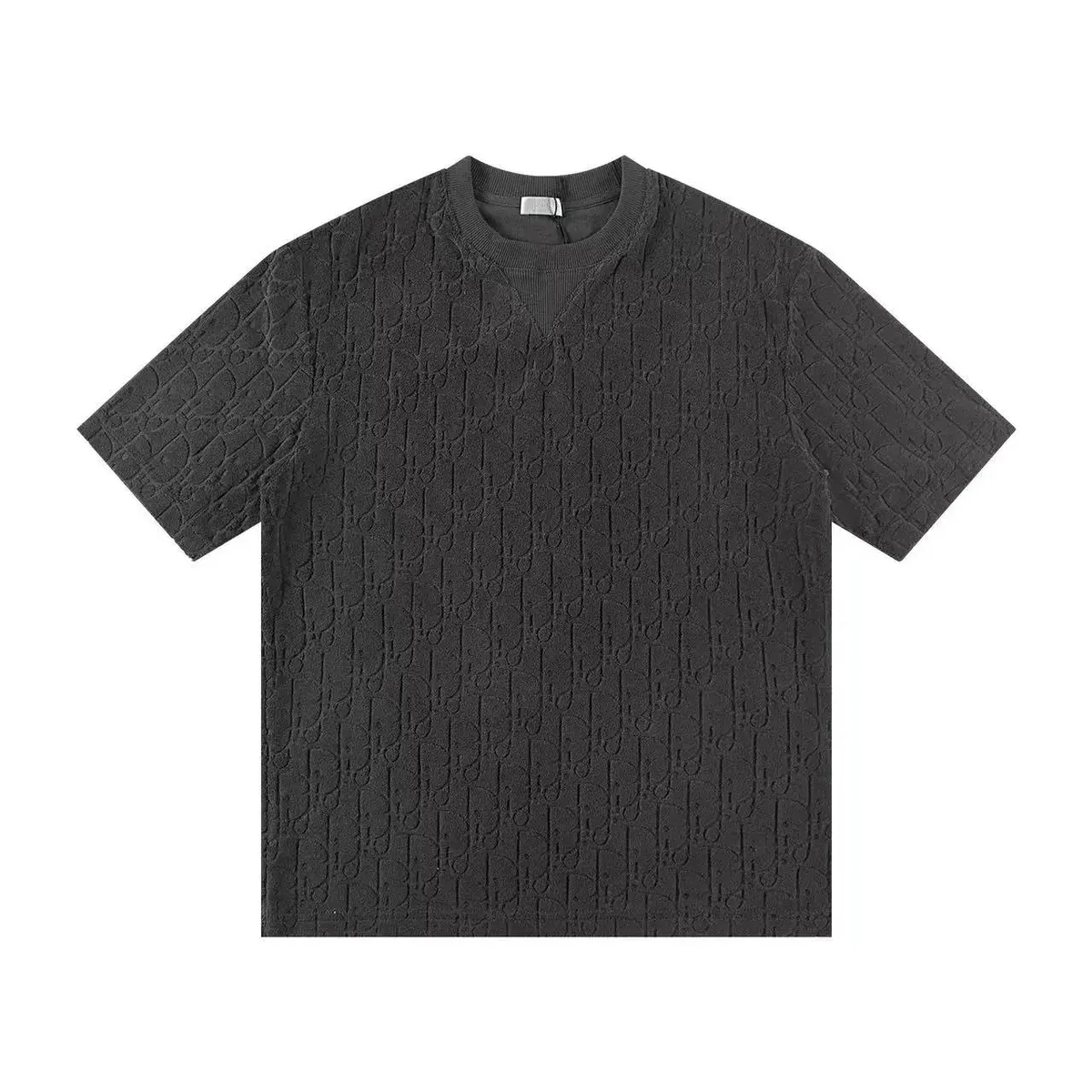 Dior Dior Air Force 1 Embossed Logo T-Shirt Black Black - 1