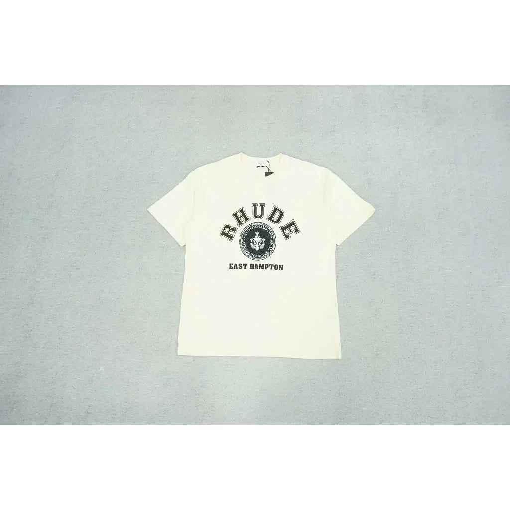 Rhude Rhude East Hampton Beige T-Shirt Beige - 1