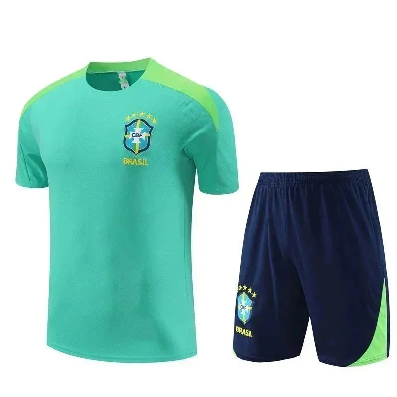Other Brazil Training Kit Green/Navy Set Green - 1