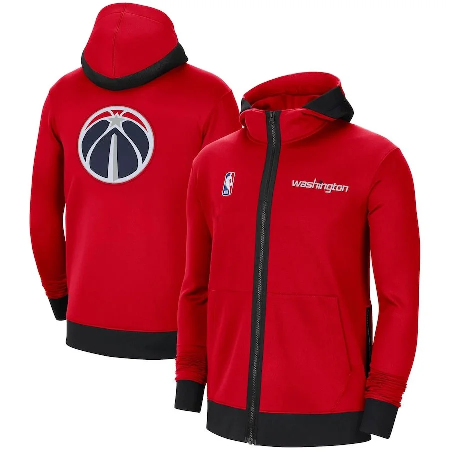 Nike Nike Washington Wizards Full-Zip Hoodie Red - 1