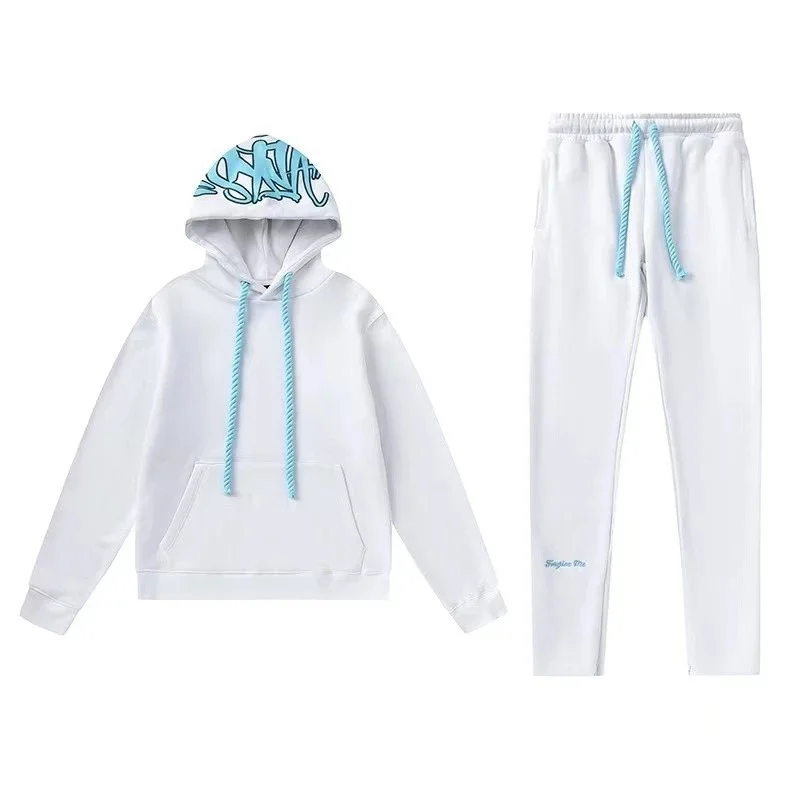 Other White Set with Blue Drawstrings Tracksuit White - 1