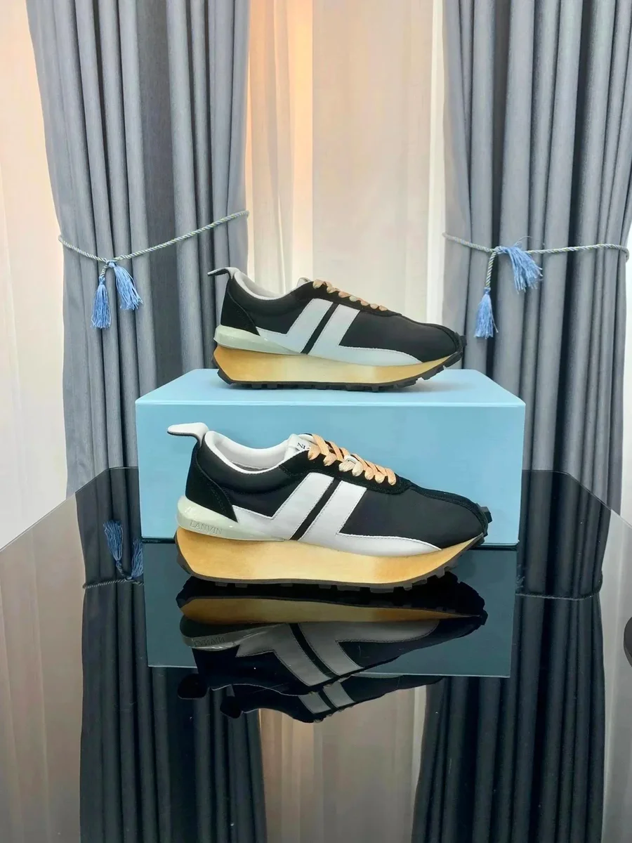 Lanvin Lanvin 14 Black & White Sneakers Black - 1