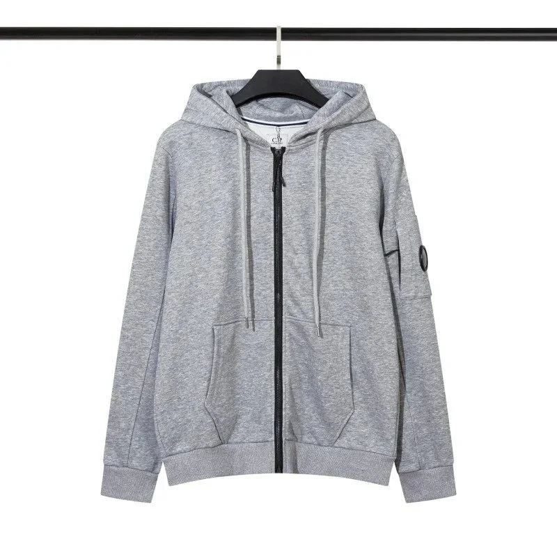 CP Company C.P. Company Goggle 280#花灰 Hoodie Grey - 1
