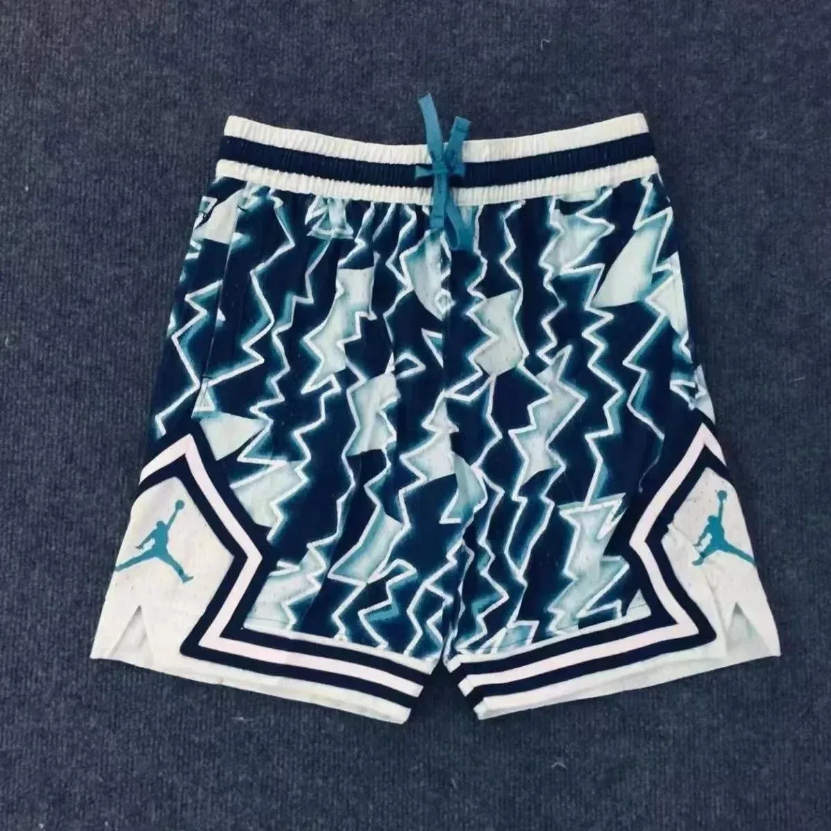 Jordan Jordan NO10 Tie-Dye Blue Shorts Blue