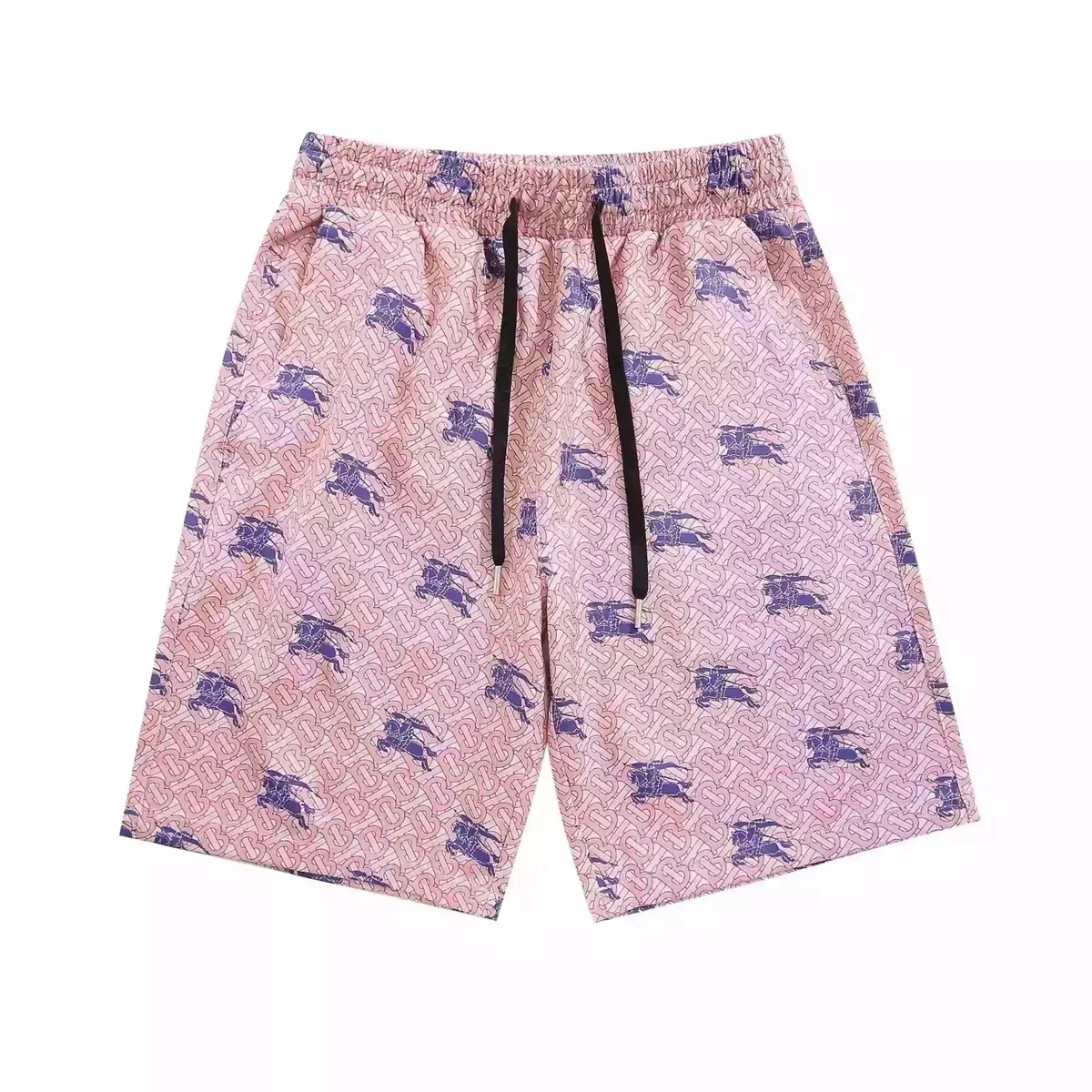 Burberry Burberry TB Monogram Pink/Blue Monogram Shorts Pink