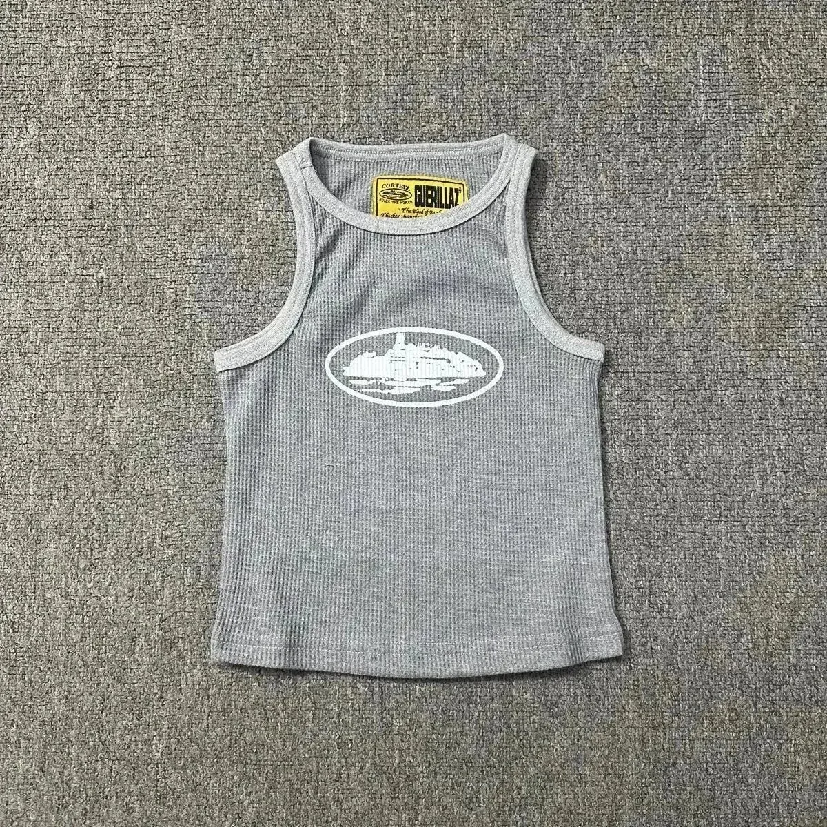 Corteiz Corteiz RTW Grey Thermal Tank Top Grey - 1