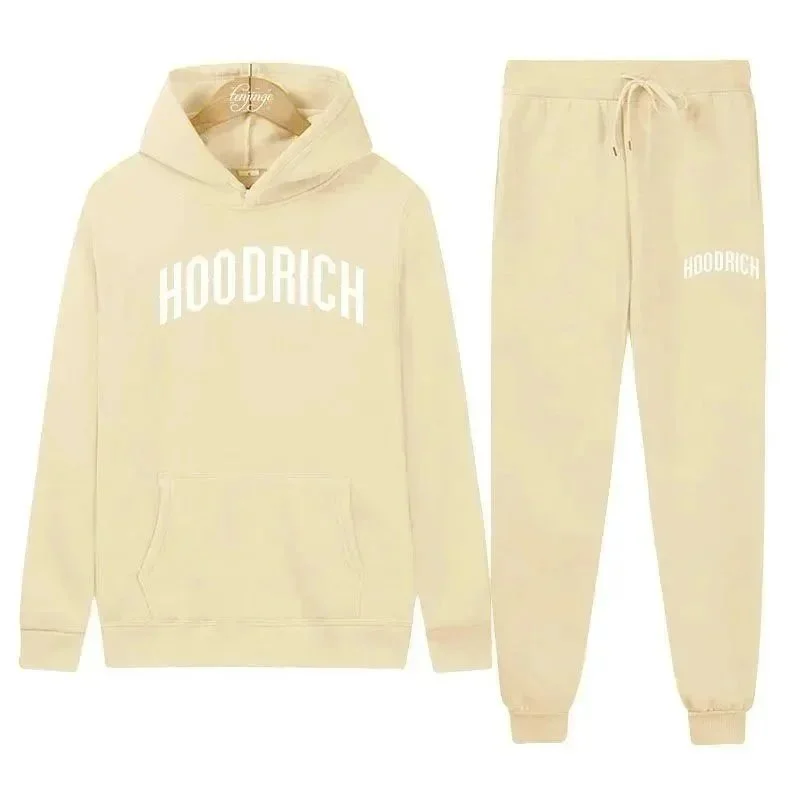 Other Hoodrich Beige Hoodie & Sweatpants Set Beige - 1