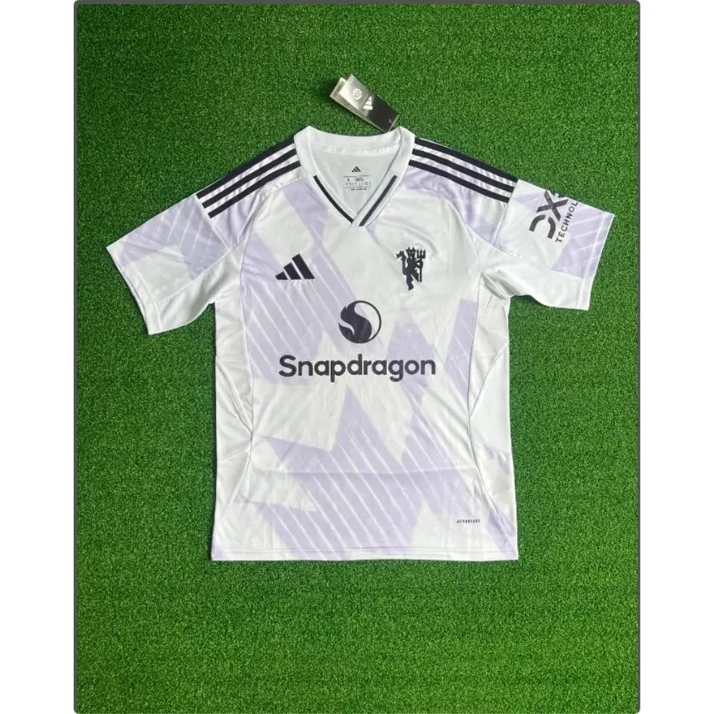 Adidas Adidas Manchester United 25-26 Away Jersey White - 1