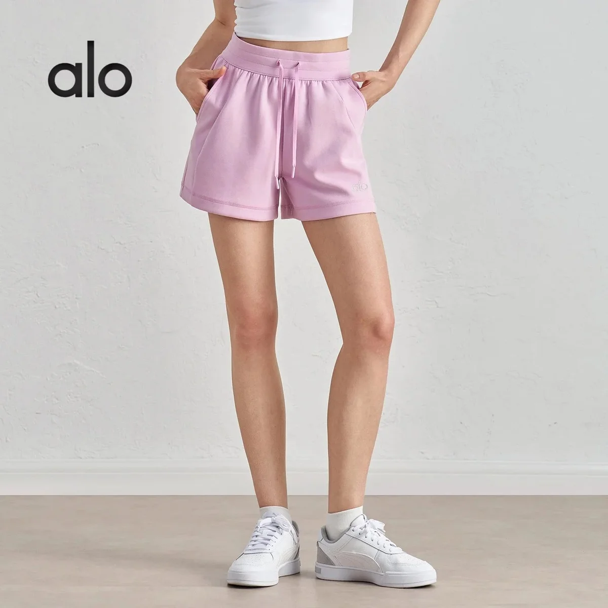 Alo Yoga Alo Vitamin Pink Shorts Pink - 1