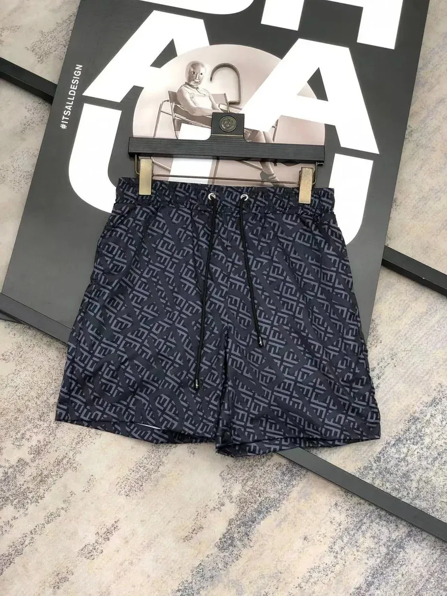 Fendi Fendi FF Monogram Shorts Black Black