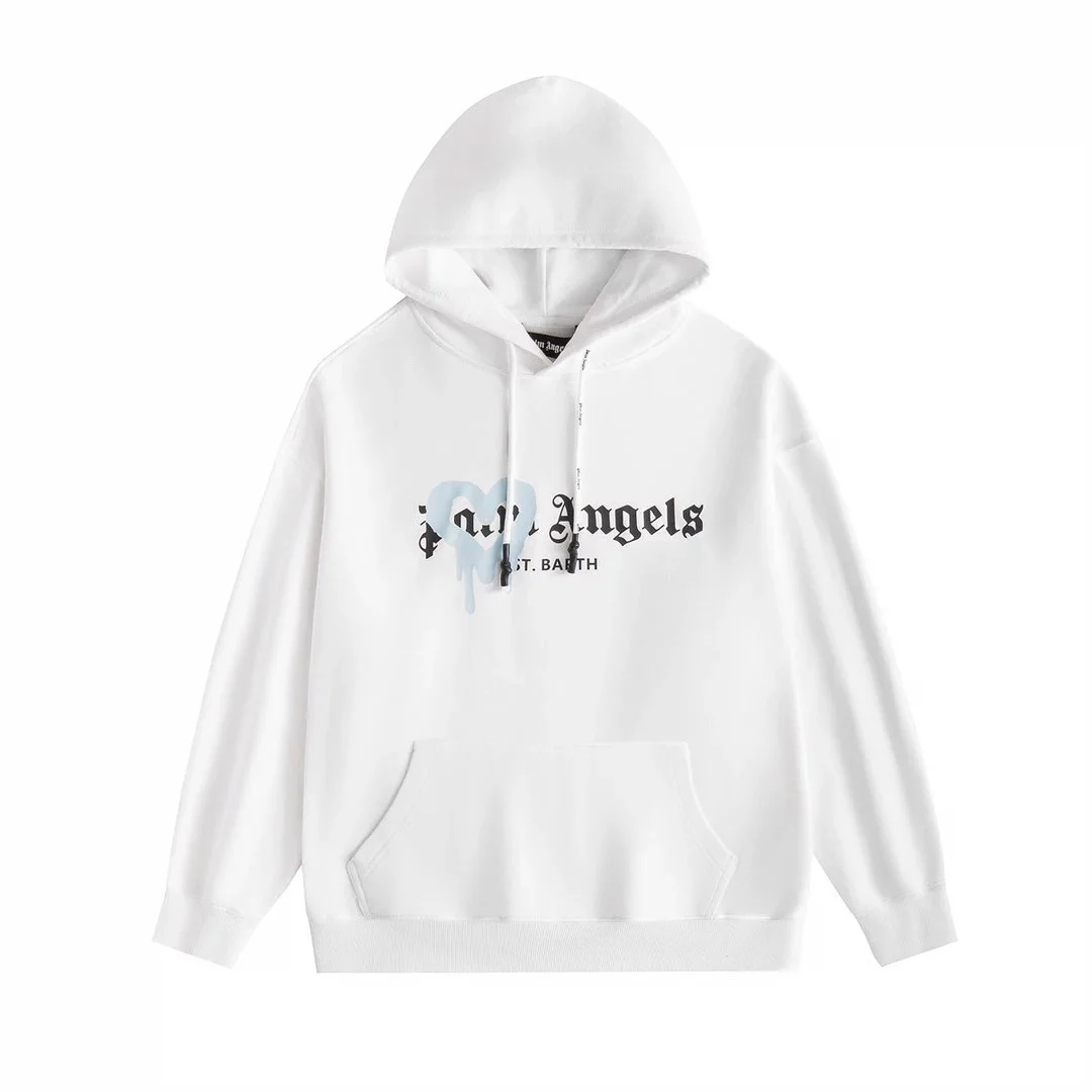 Palm Angels Palm Angels White 'Angels' Hoodie White - 1