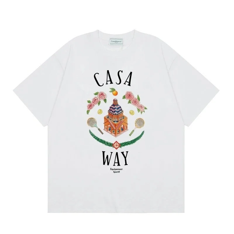 Other White Casa Way Equipment Sport T-Shirt White - 1
