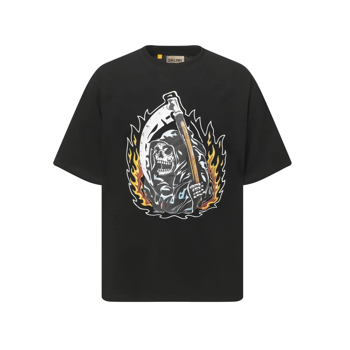 Gallery Dept. Gallery Dept. Reaper Flame Black T-Shirt Black - 1