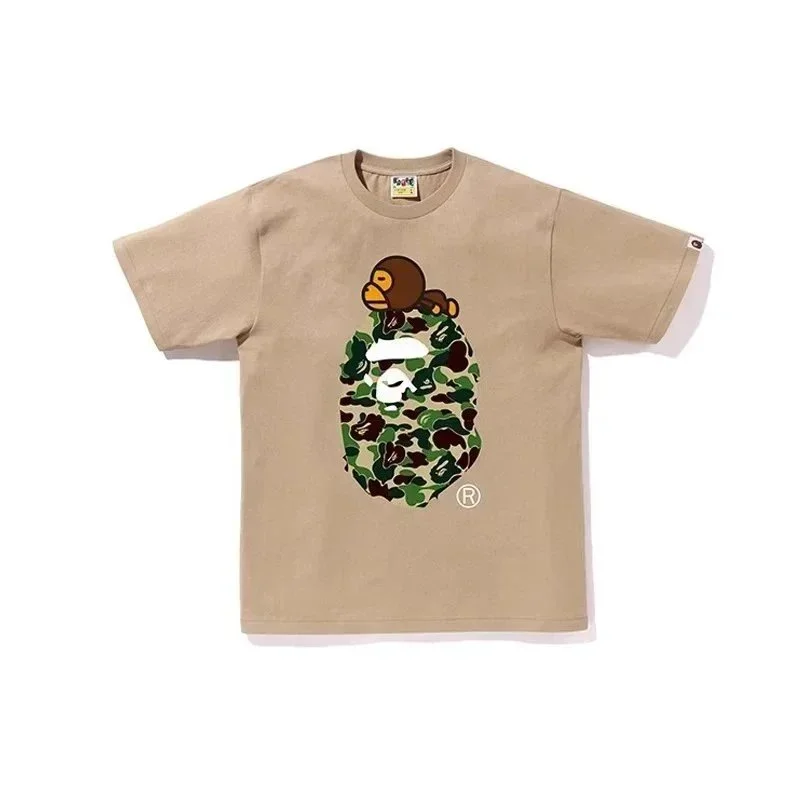A Bathing Ape A Bathing Ape ABC Camo Beige T-Shirt Beige - 1