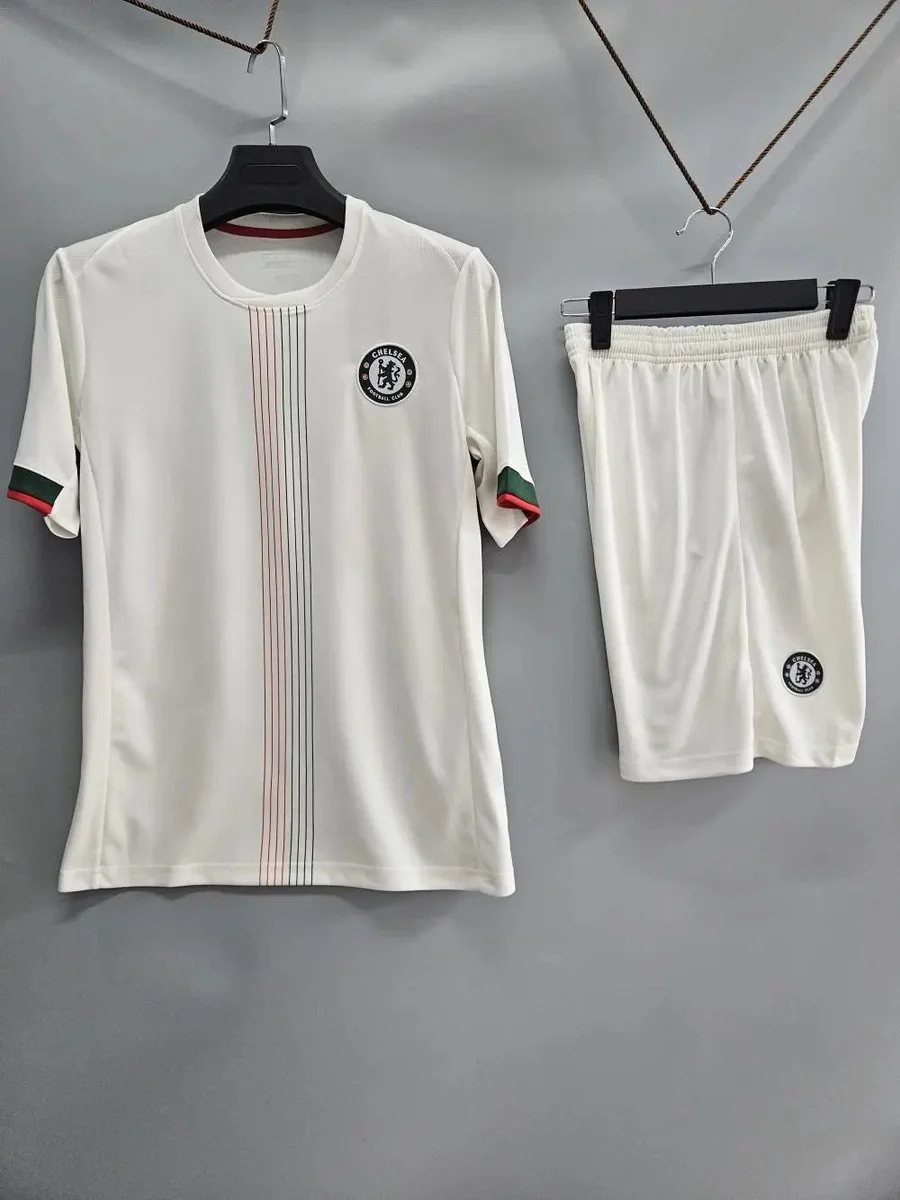 Nike Nike Club Fleece Chelsea Away White Jersey & Shorts Set White - 1