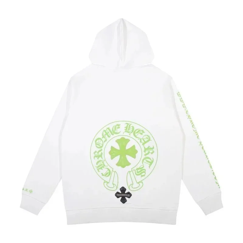 Chrome Hearts Chrome Hearts CH Cross White/Green Hoodie White
