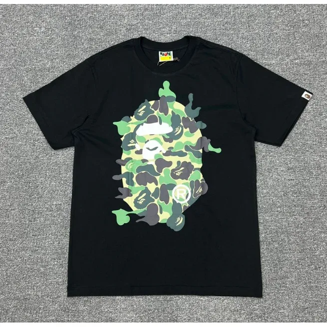 A Bathing Ape A Bathing Ape BAPE STA Camo Print Black T-Shirt Black - 1