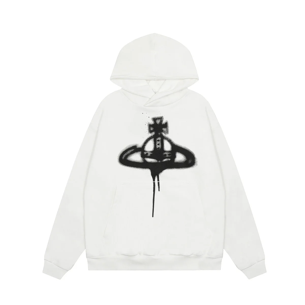 Vivienne Westwood Vivienne Westwood Orb White Hoodie White - 1
