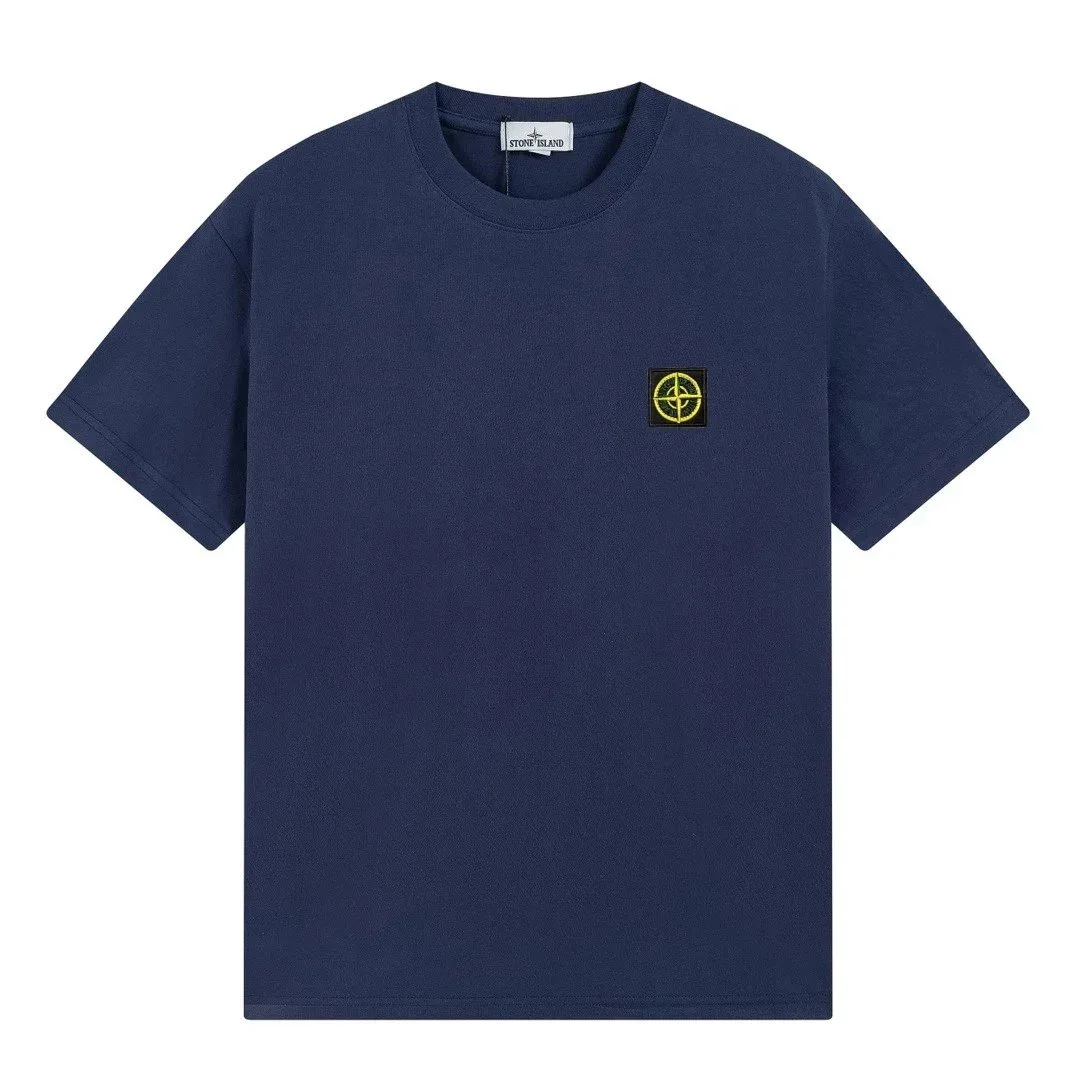 Stone Island Stone Island Compass Logo T-Shirt Navy Navy