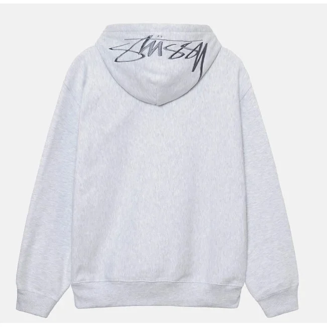 Stussy Stussy Stüssy Hoodie Light Grey Grey - 1