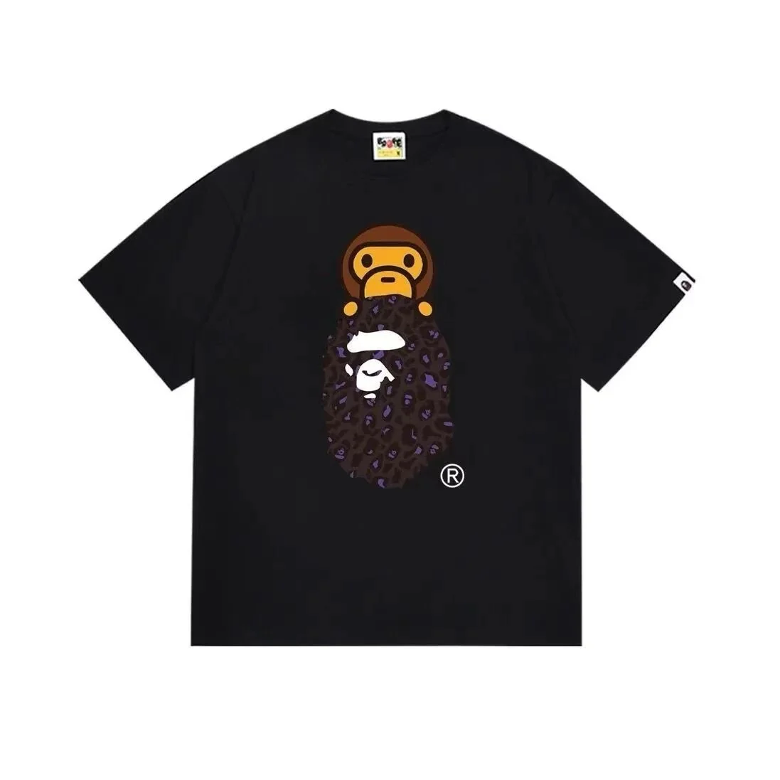 A Bathing Ape A Bathing Ape BAPE STA Black Baby Milo T-Shirt Black - 1
