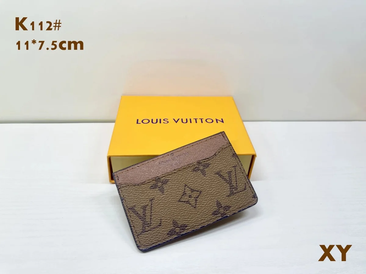 Louis Vuitton Louis Vuitton Pochette K112-3 Beige Monogram Card Holder Beige