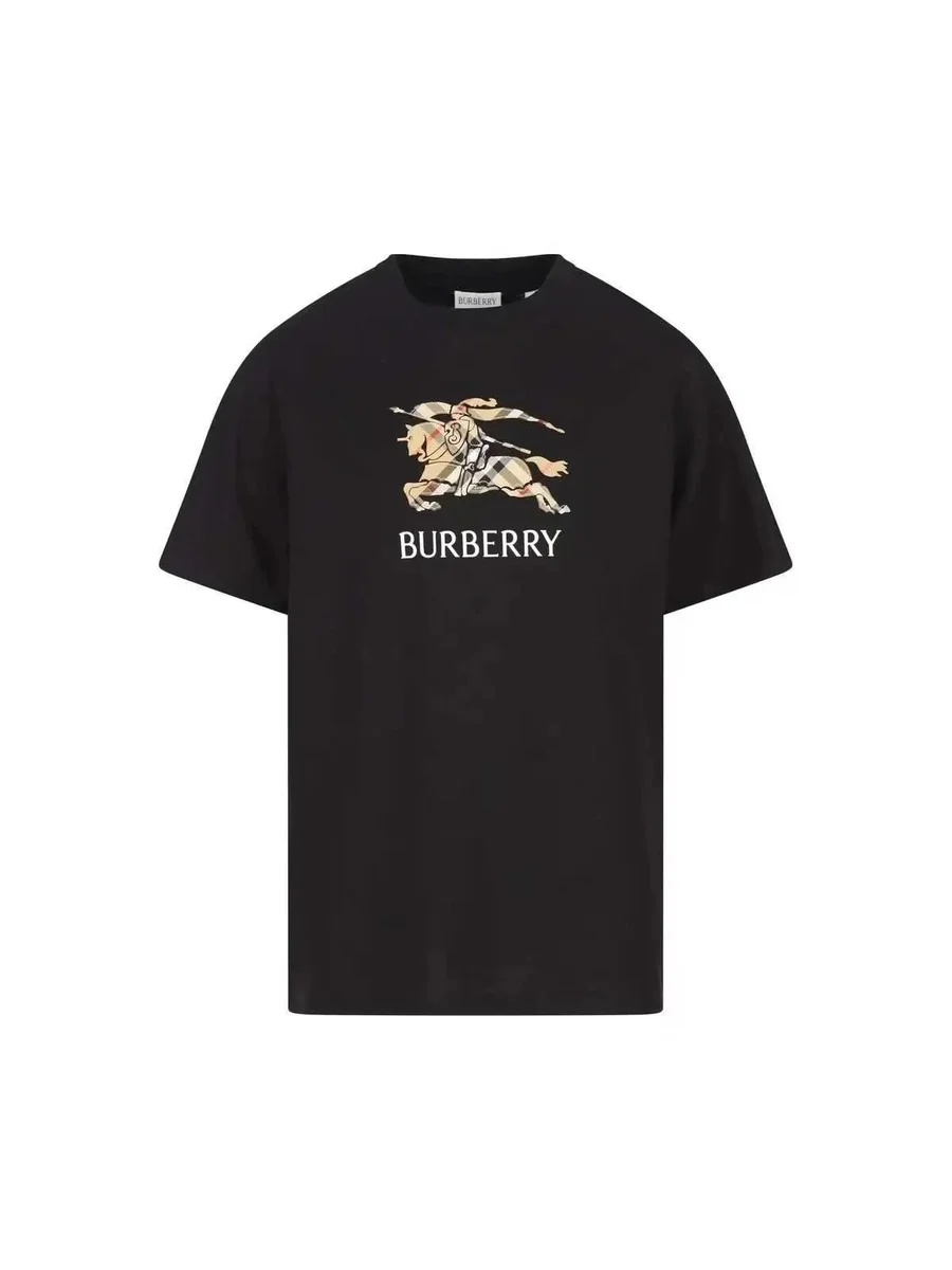 Burberry Burberry Black Knight T-Shirt Black - 1
