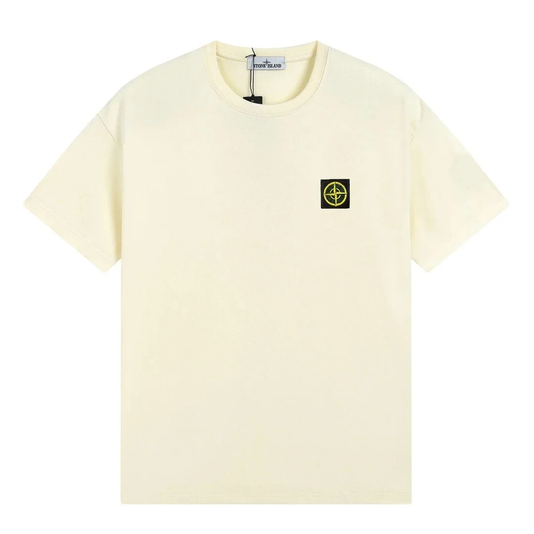 Stone Island Stone Island 3 Cream Logo T-Shirt Cream