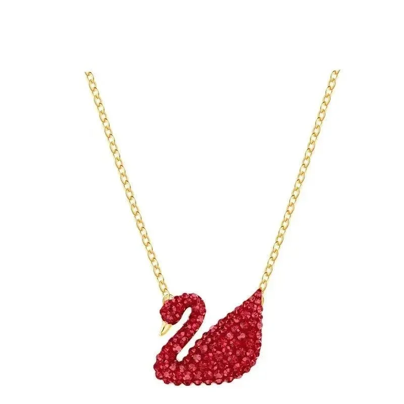 Swarovski Swarovski Swan Red Crystal Necklace Red - 1