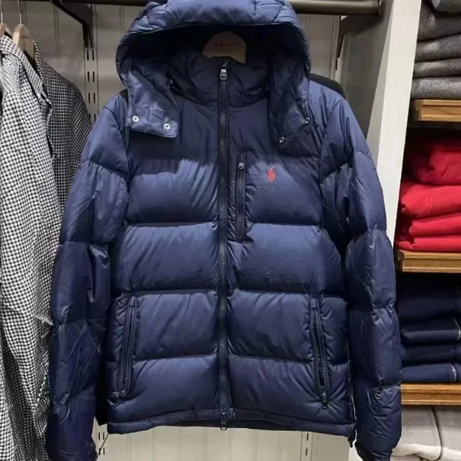 Polo Ralph Lauren Polo Ralph Lauren Navy 90% White Goose Down Parka Navy - 1
