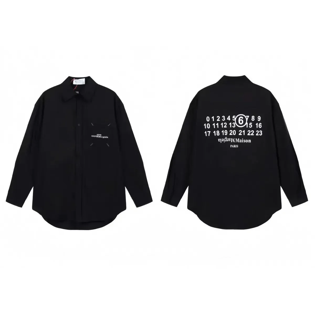 Maison Margiela Maison Margiela Replica Black Shirt Black