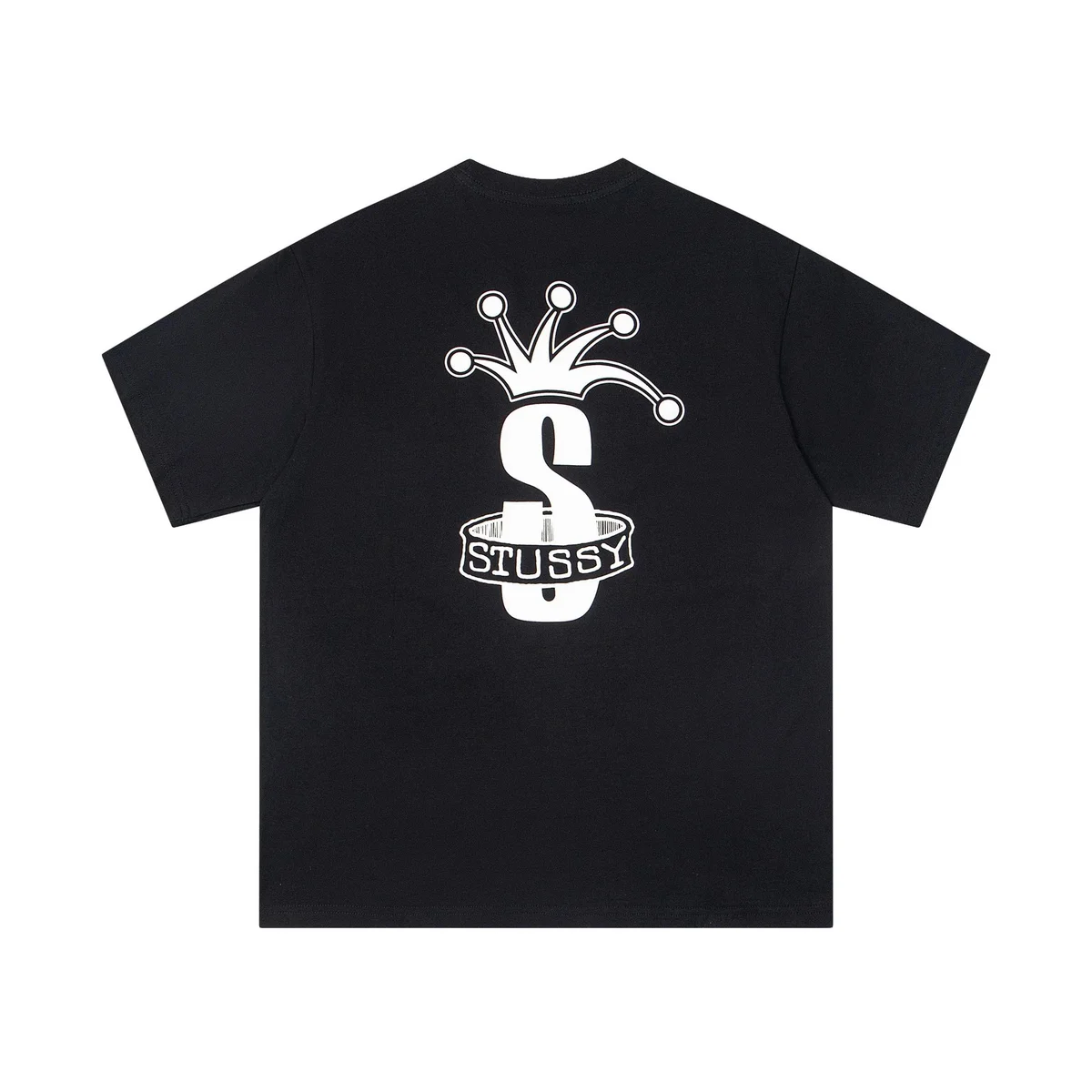 Stussy Stussy Stüssy Crown S T-Shirt Black Black - 1