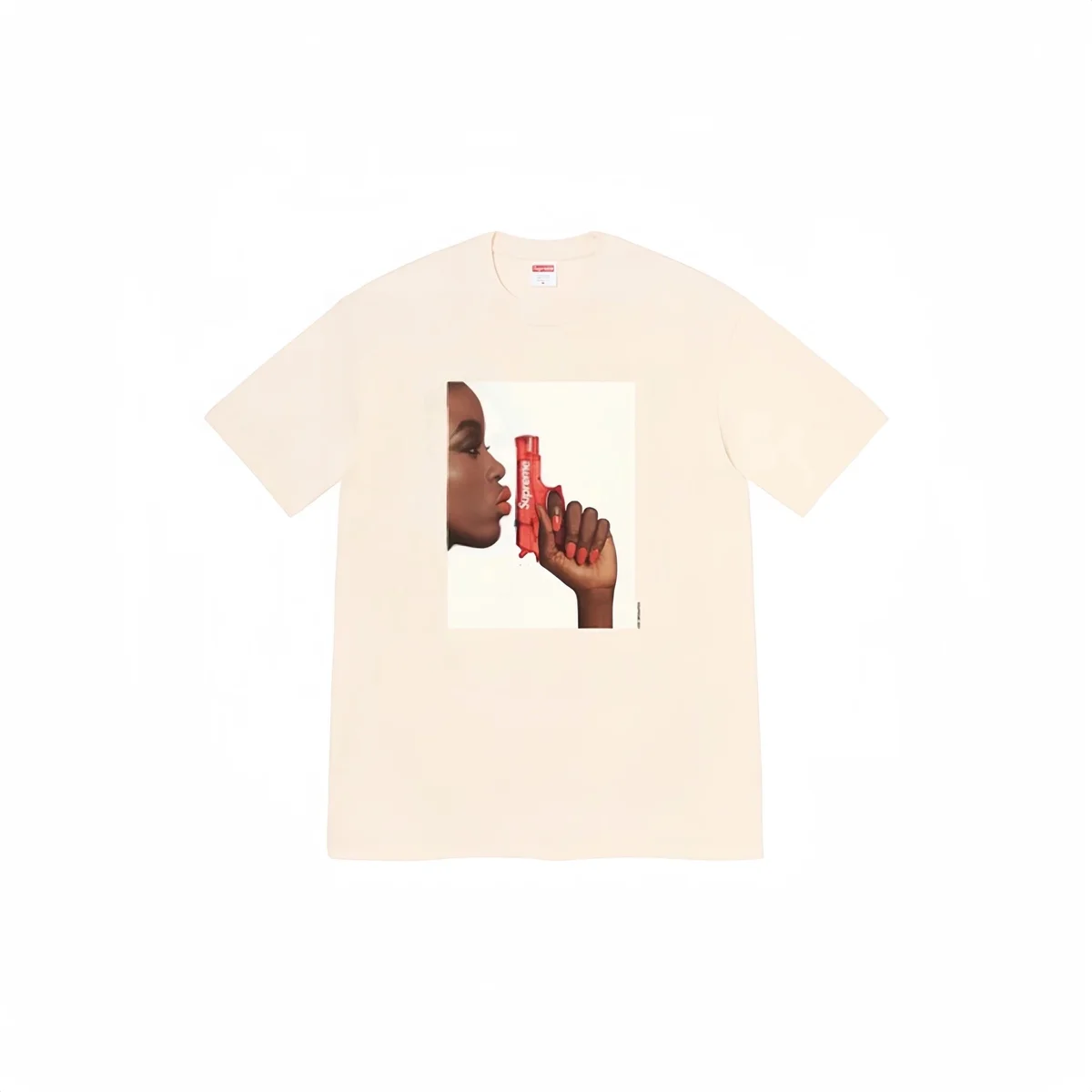 Supreme Supreme Box Logo Cream T-Shirt Cream - 1
