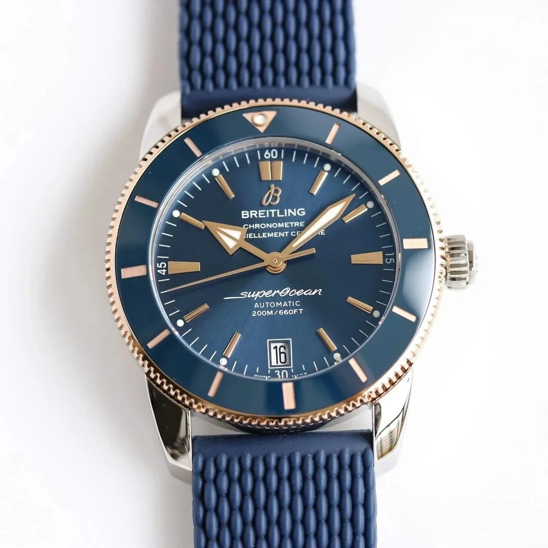 Breitling Breitling Superocean Blue/Rose Gold Automatic Watch Blue